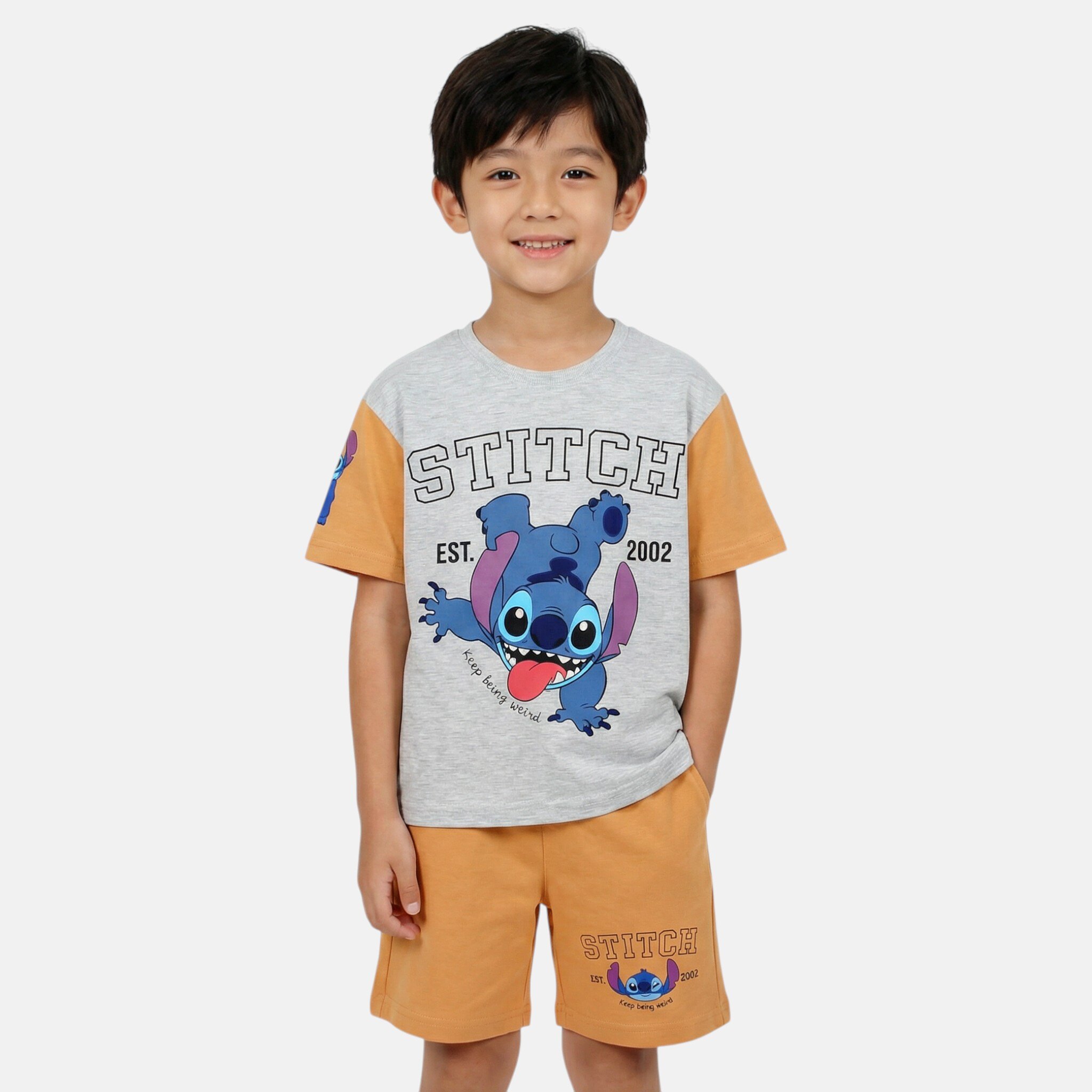Großhändler Lilo & Stitch - Jungen Lilo und Stitch T-Shirt und Shorts Set