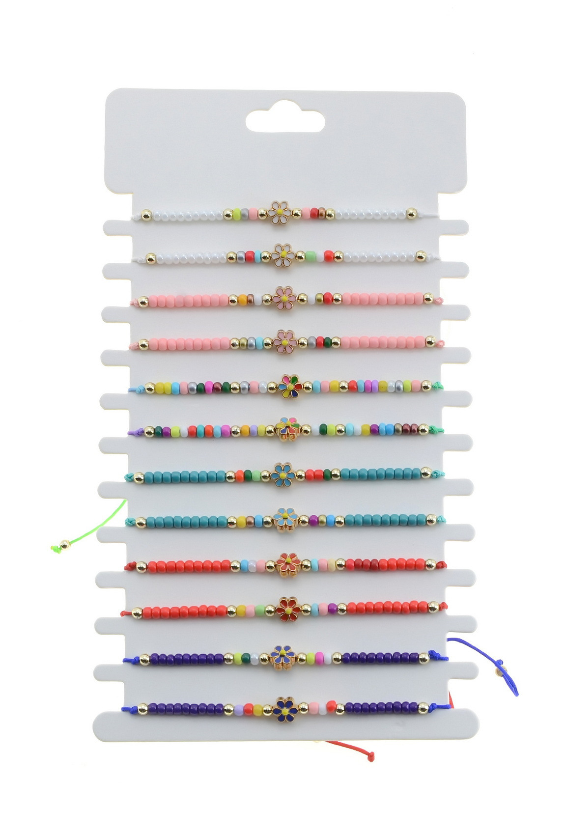 Wholesaler LILY CONTI - Sliding-Lissing-Loting Bracelets of 12 Bracelets