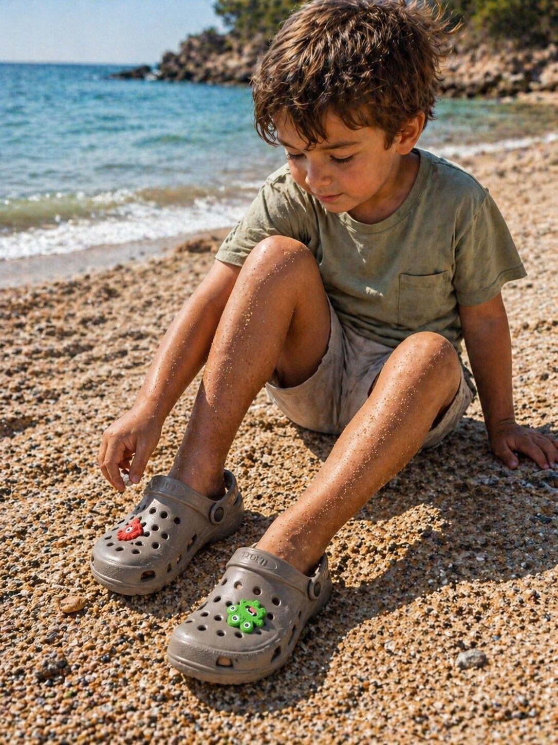 Wholesaler LINA - Fun kids' clogs with plastic charms