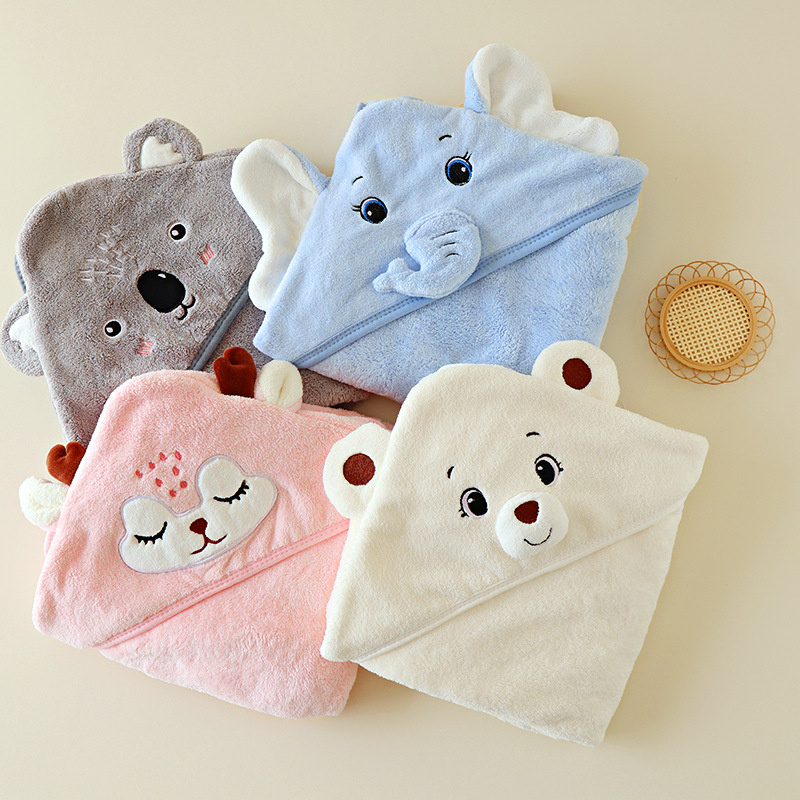 Grossista LINA - Poncho per bambini Lina animali usciti dal bagno o dalla spiaggia - collezione 2024