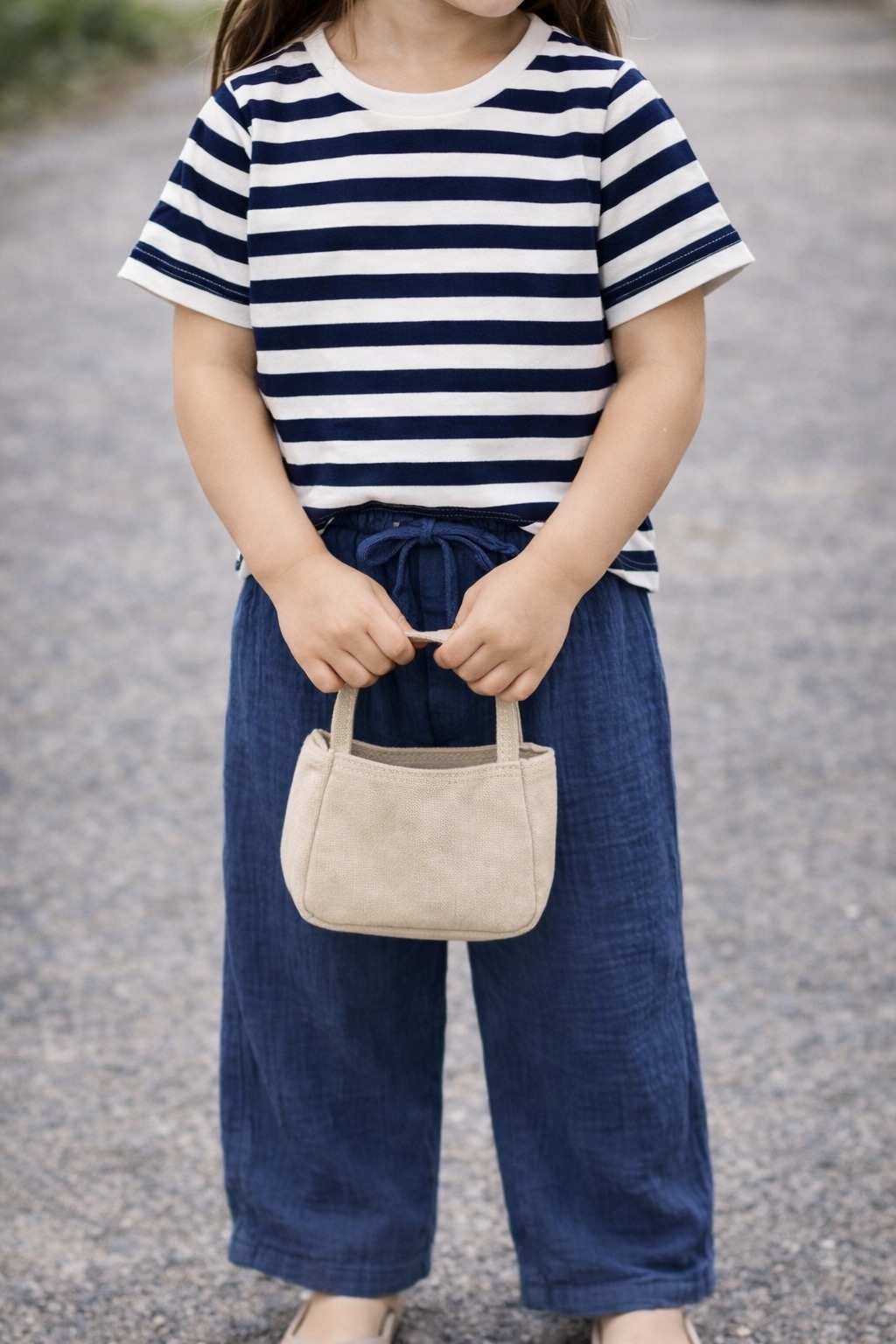 Grossista Little April - Pantaloni in garza di cotone – Vita elasticizzata.