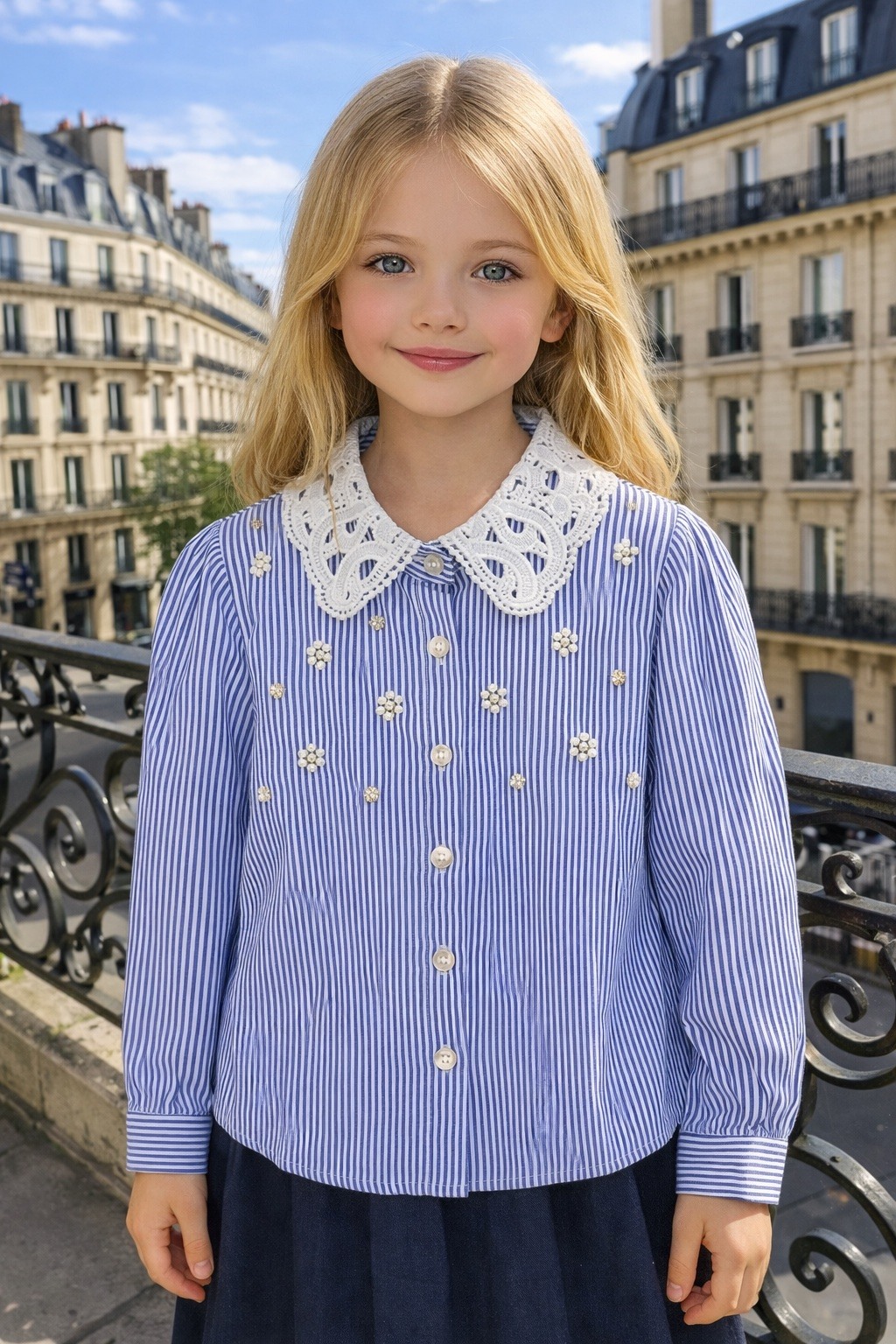 Grossiste LOEVIA - Chemise fillette
