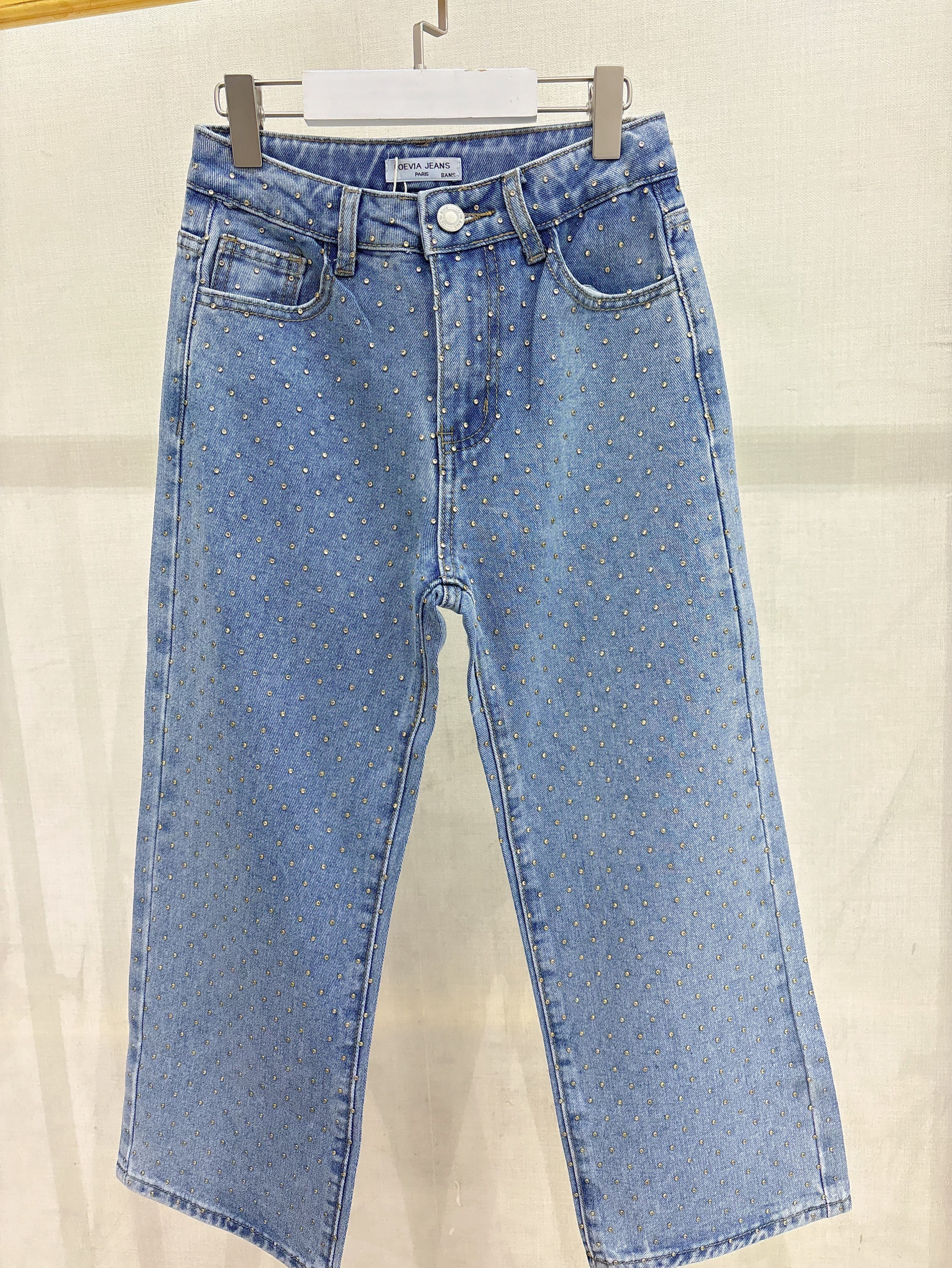 Grossiste LOEVIA - Jean fillette strass