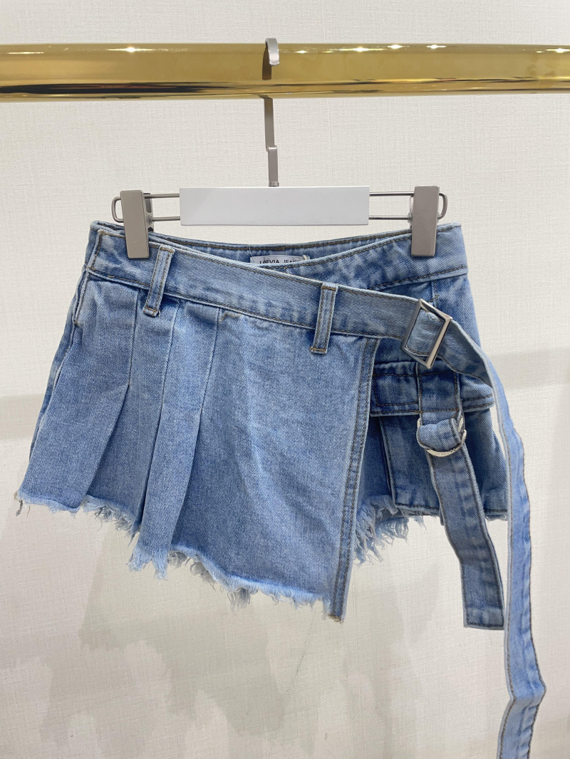 Gonna di jeans corta per bambine - Denim - 1 - formato grande