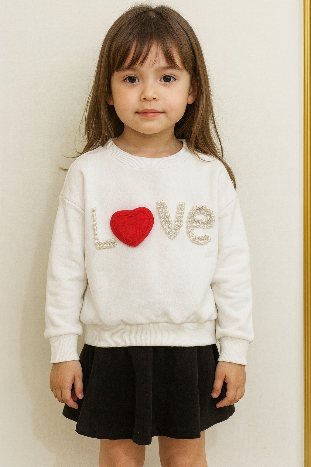Grossiste LOEVIA - Sweat shirt fillette