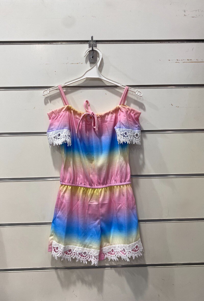 Grossista Lu Kids - Tuta corta con pizzo