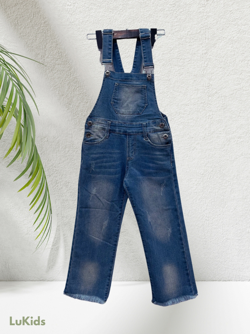 Mayorista Lu Kids - Monos para niñas en denim.
