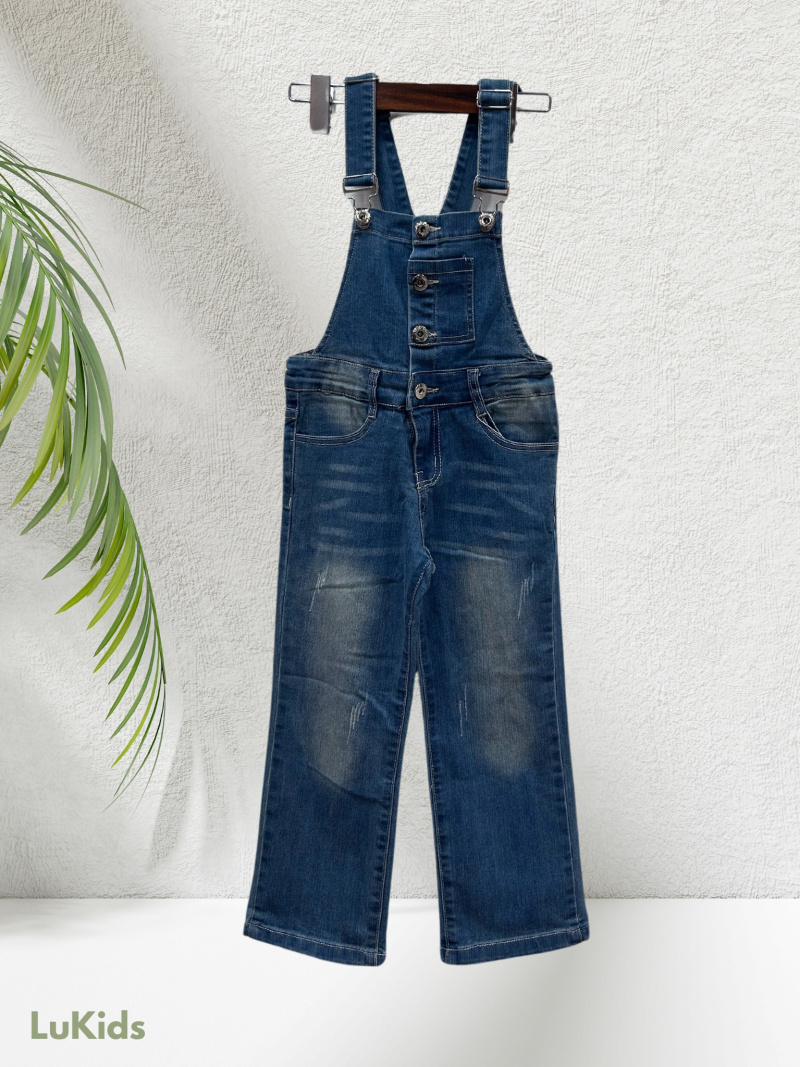 Mayorista Lu Kids - Monos para niñas en denim.