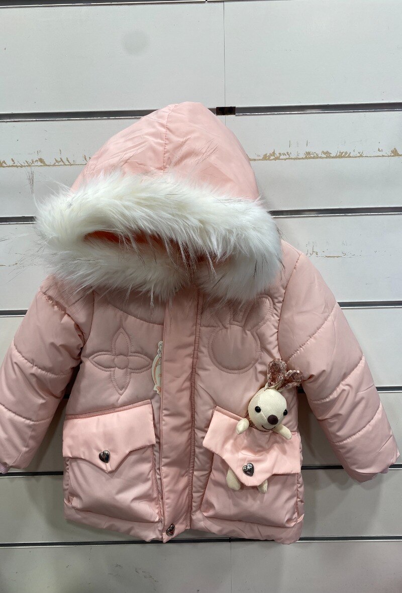 Chaqueta de plumas para niña - Rosado - 1 - formato grande