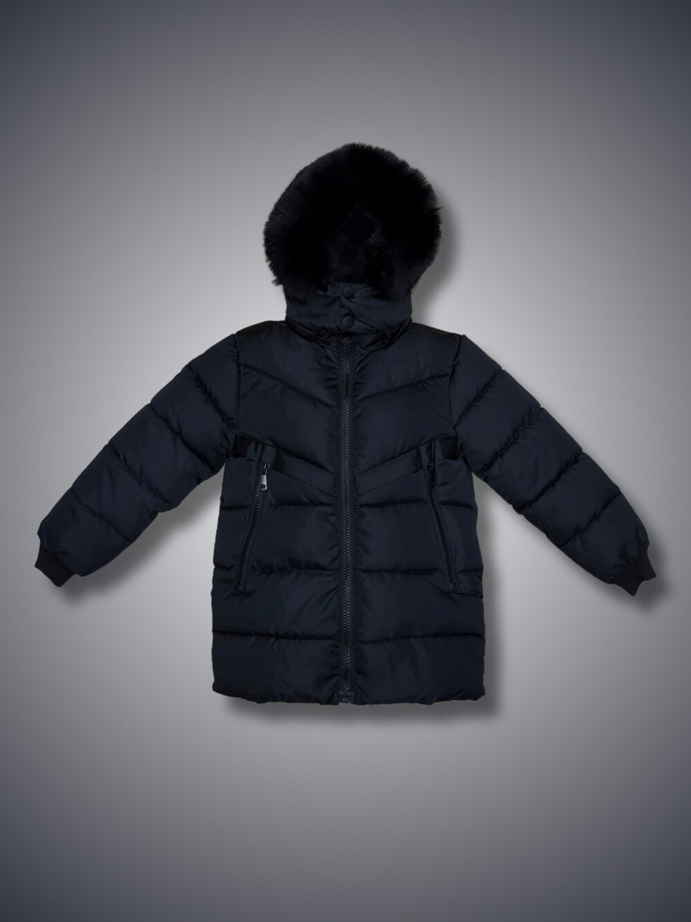 Wholesaler Lu Kids - Boy's furry down jacket