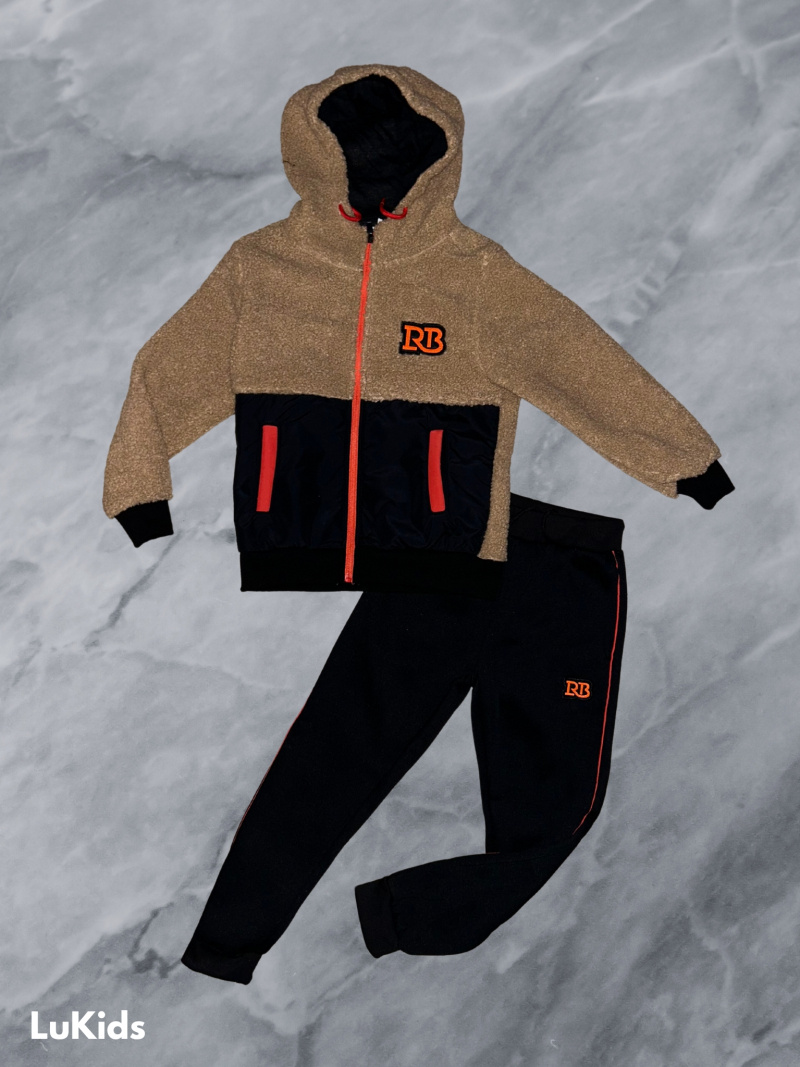 Mayorista Lu Kids - Conjunto de forro polar con capucha para niño