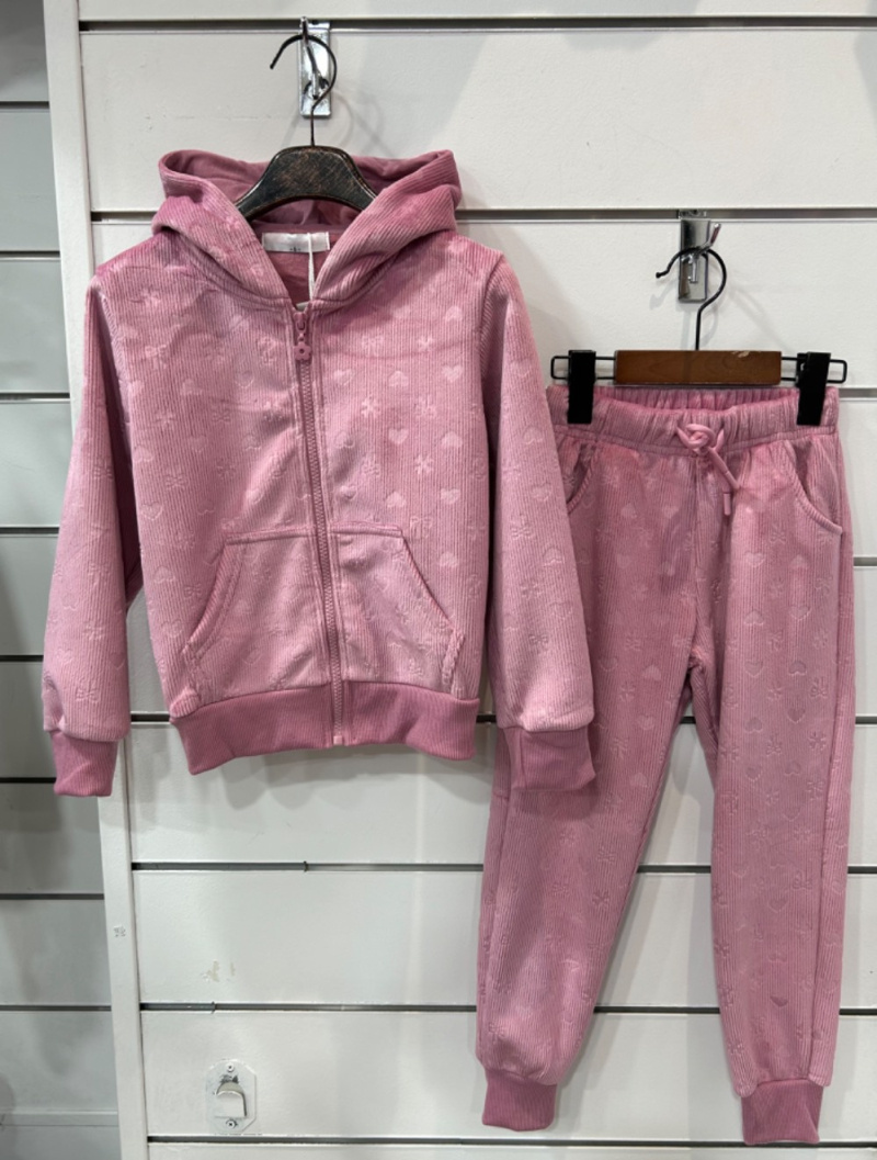Mayorista Lu Kids - conjunto de terciopelo para niñas