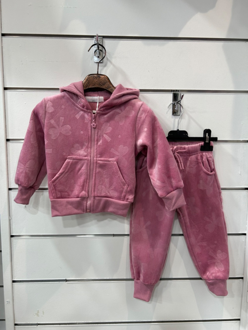Mayorista Lu Kids - conjunto de terciopelo para niñas