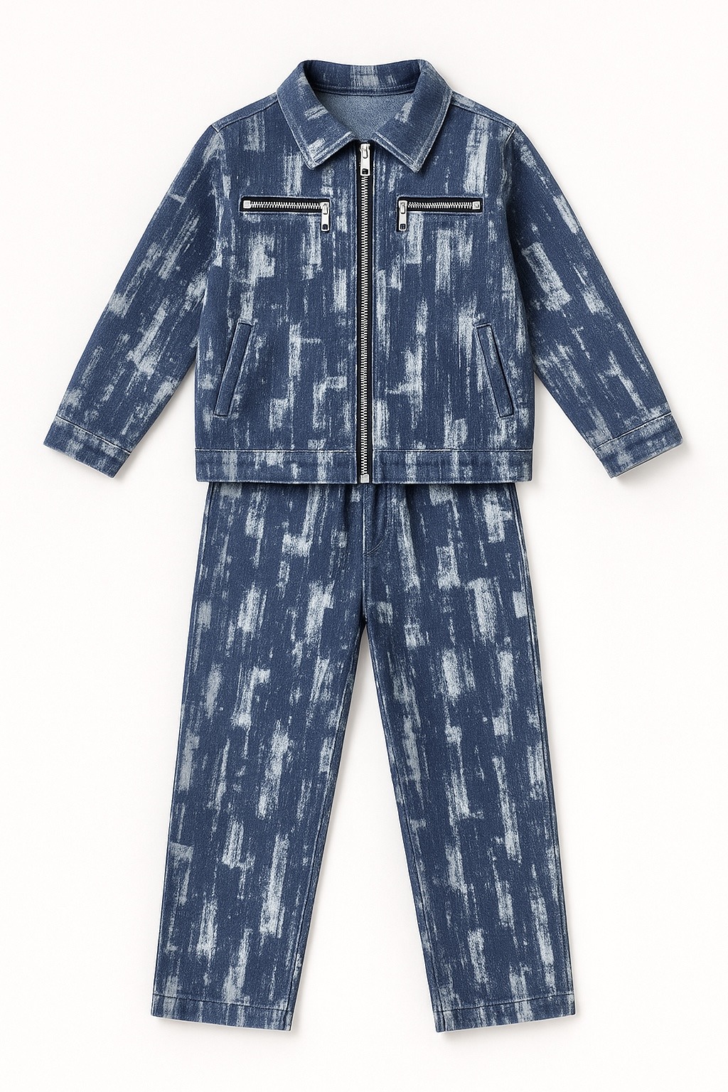 Grossiste Lu Kids - Ensemble habillé effet jean garçon