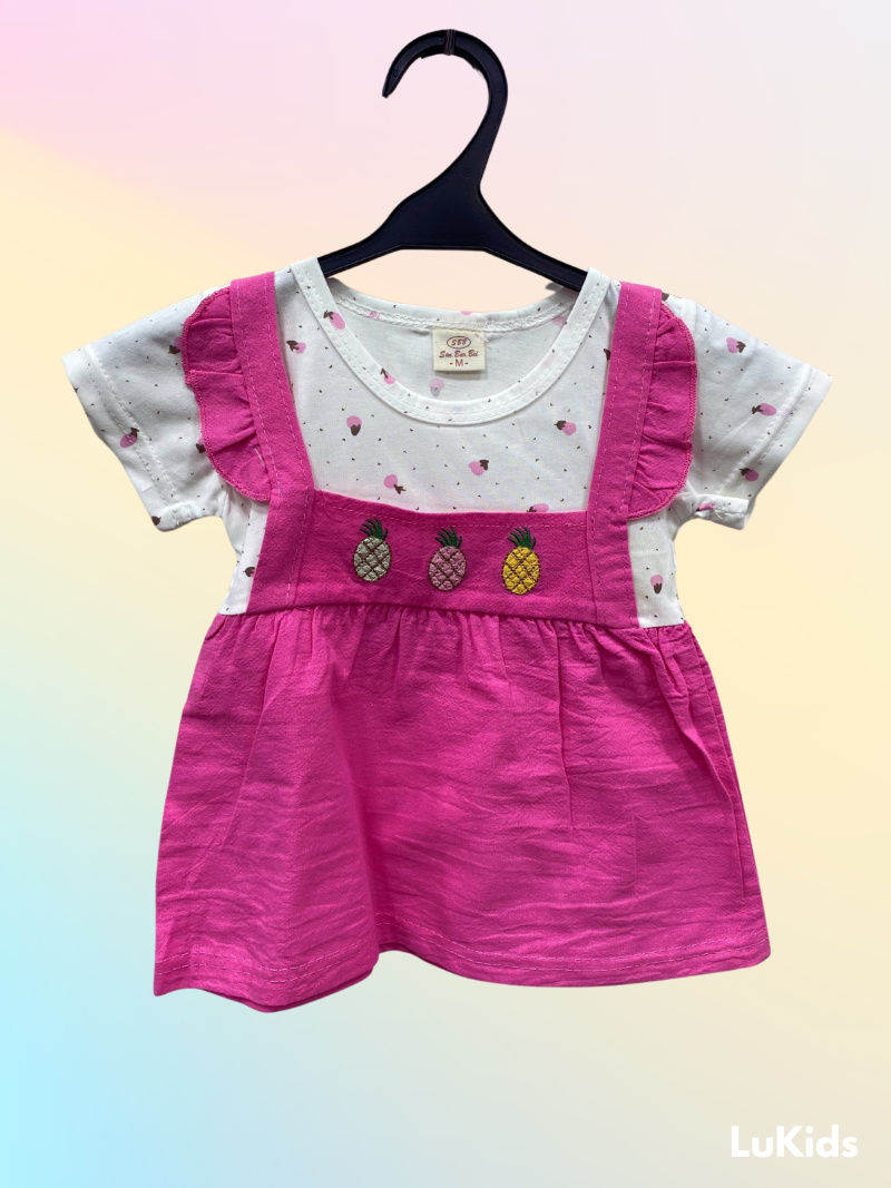 Großhändler Lu Kids - Baby-Mädchen-Ananas-Kleid