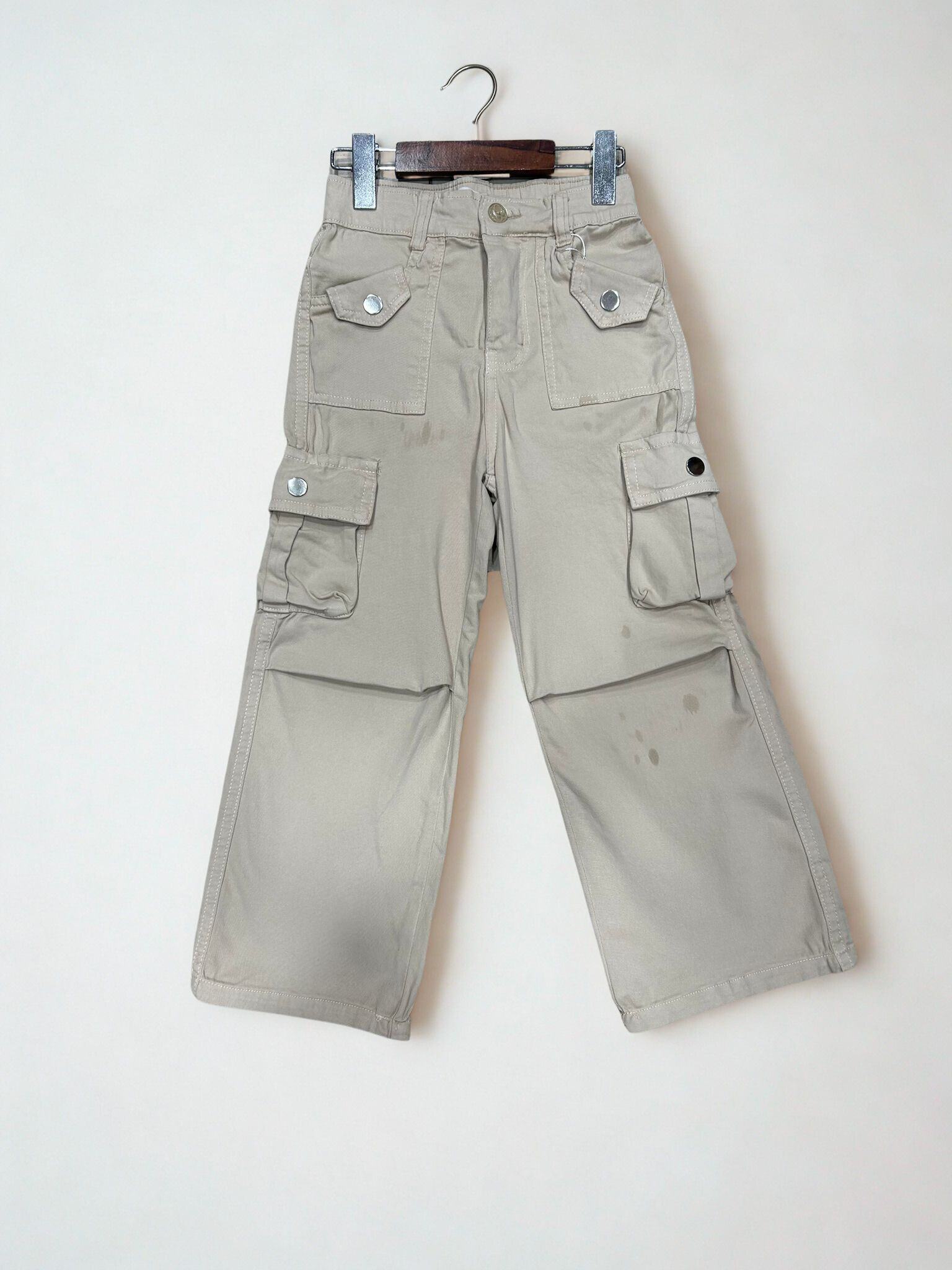 Wholesaler Lu Kids - girls' cotton cargo pants