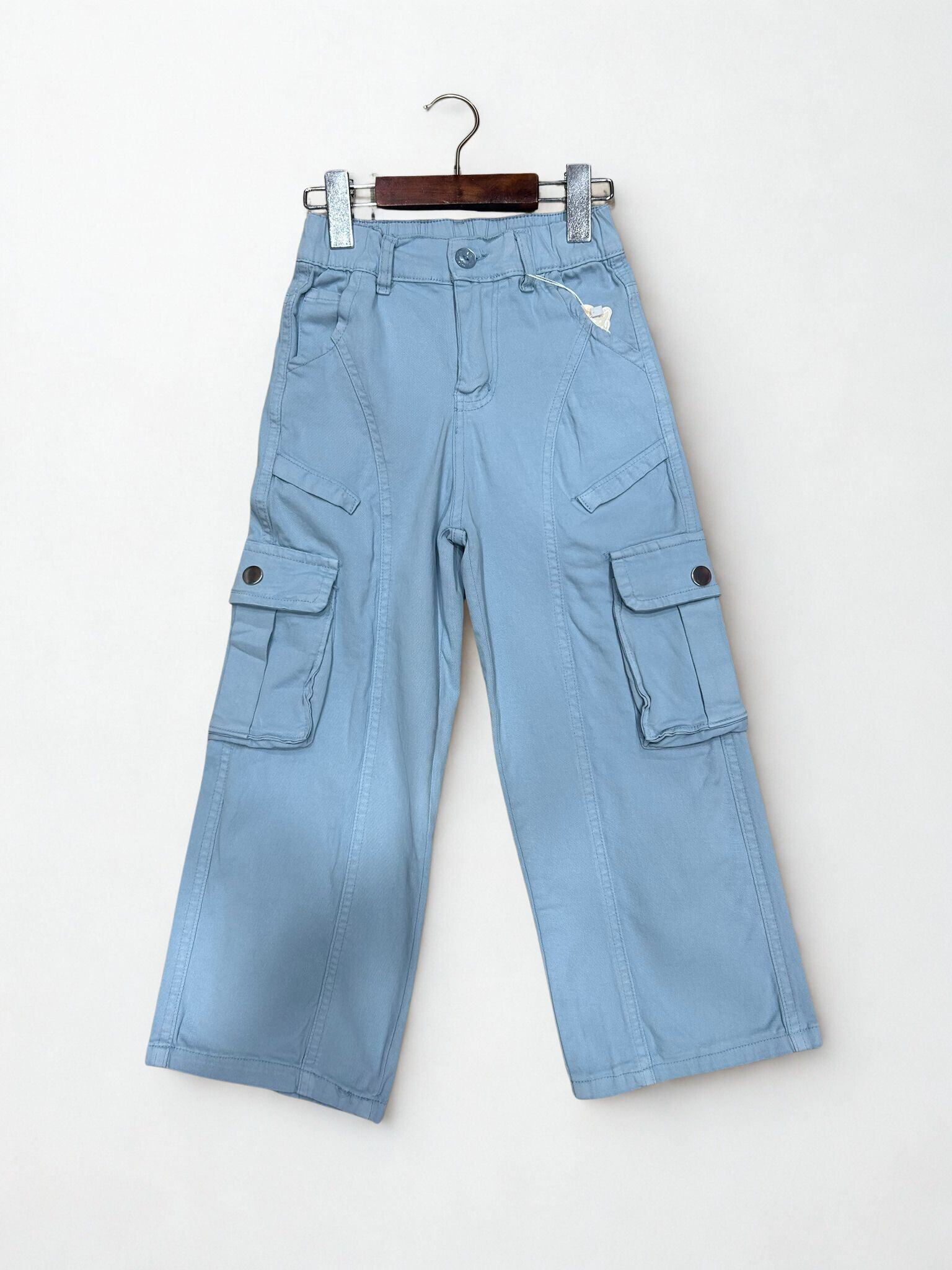 Grossiste Lu Kids - Pantalon cargo fille