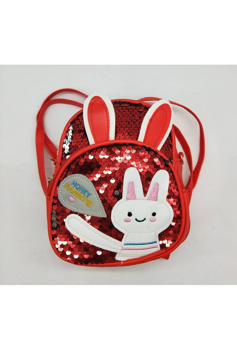 Grossiste LX Moda - Sac pour enfant en sequin motif lapin