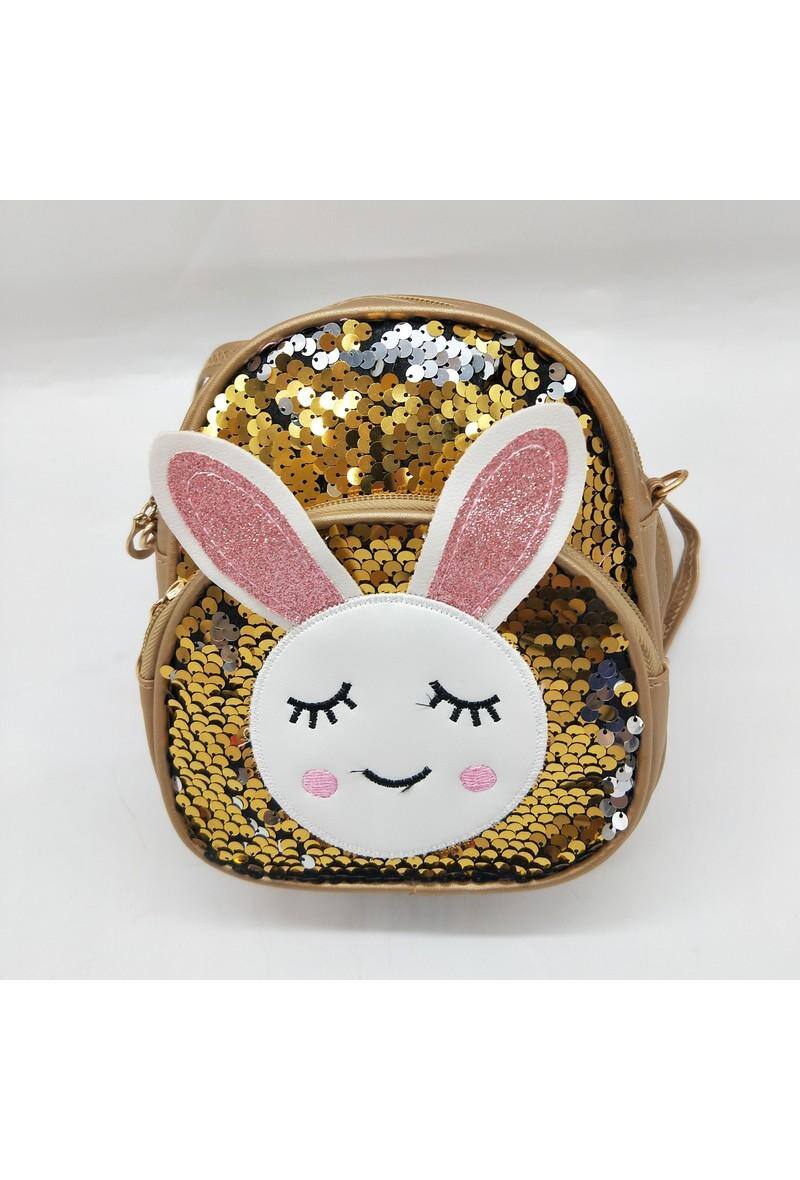 Grossiste LX Moda - Sac pour enfant en sequin motif lapin