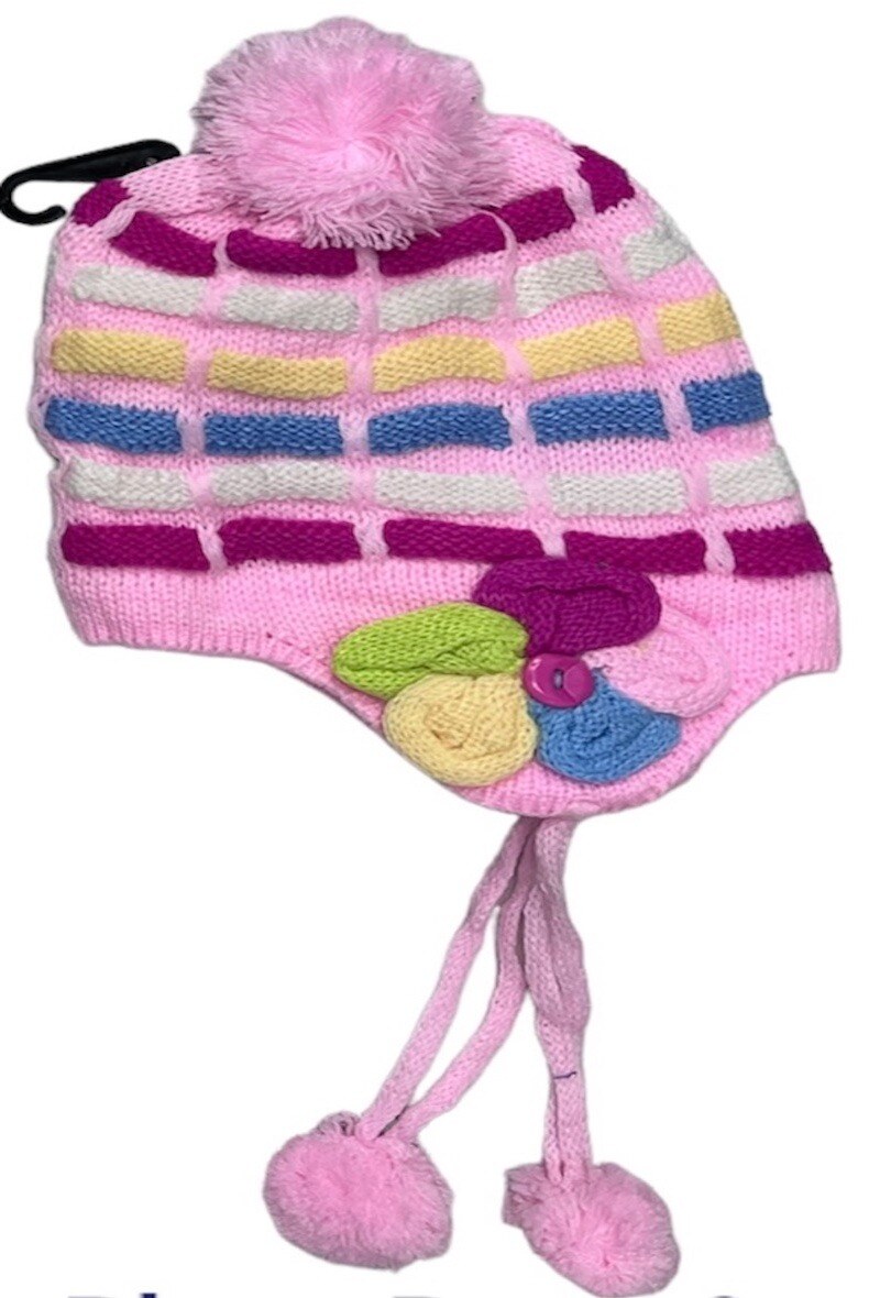 Grossiste Mac Moda - Bonnet peruvien enfant fleur