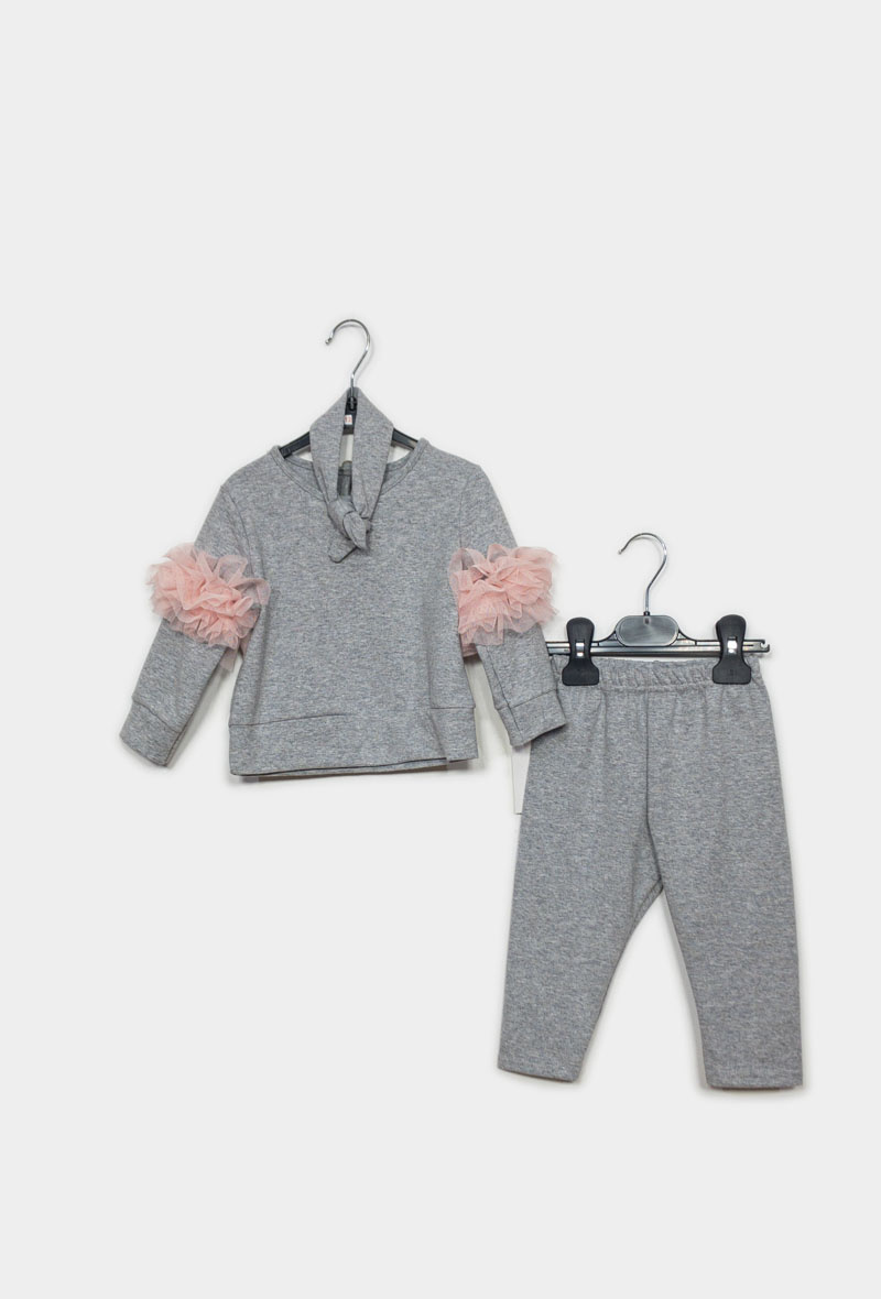 Wholesaler Maëlys - Baby three-piece long-sleeved leggings and headband set
