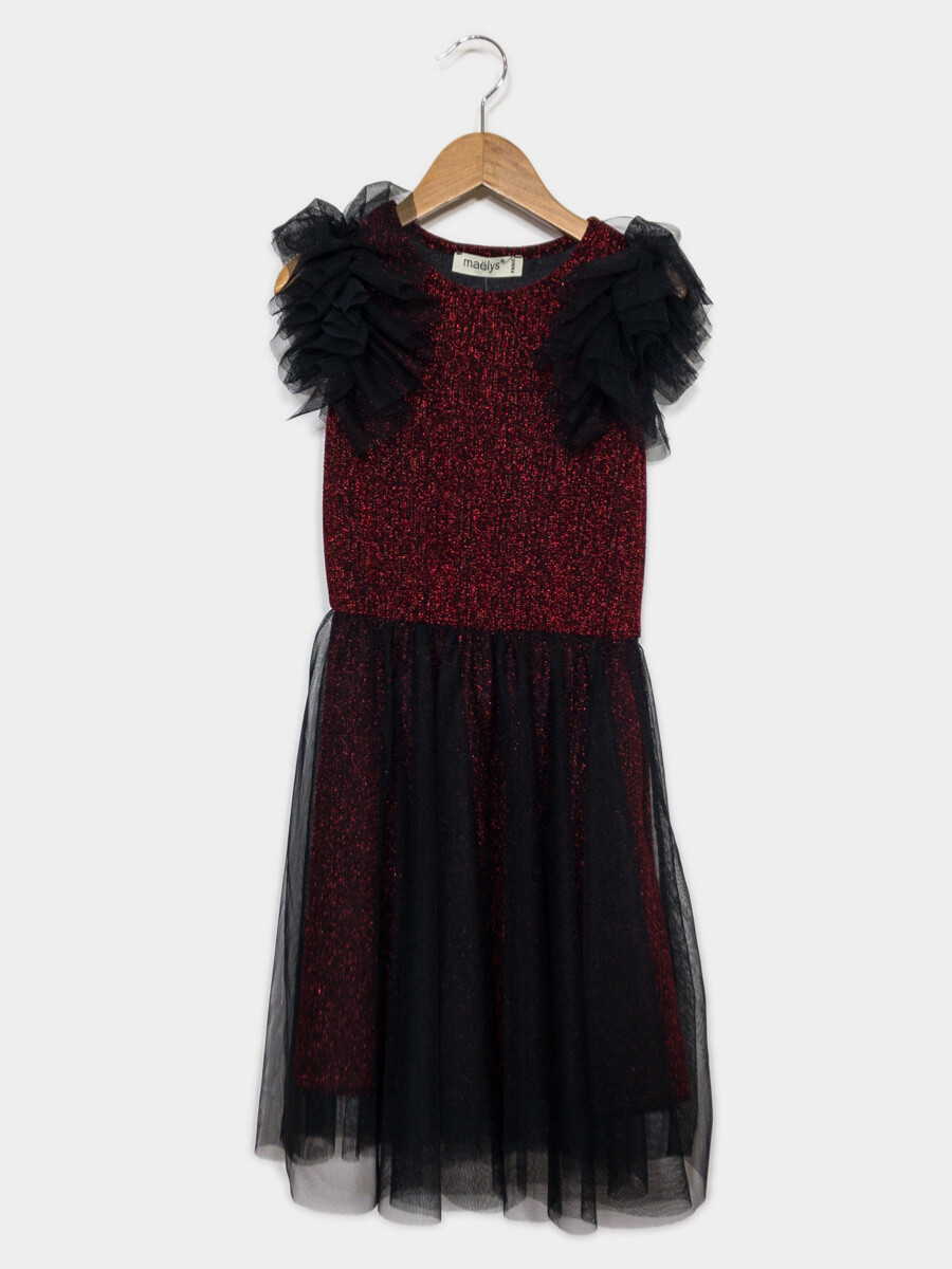 Wholesaler Maëlys - Shiny dress with tulle for party