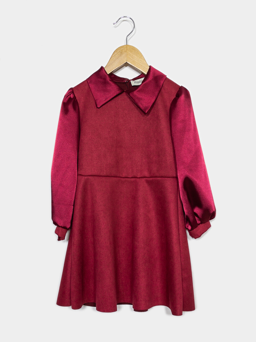 Wholesaler Maëlys - Dress in diam and sleeve in satin
