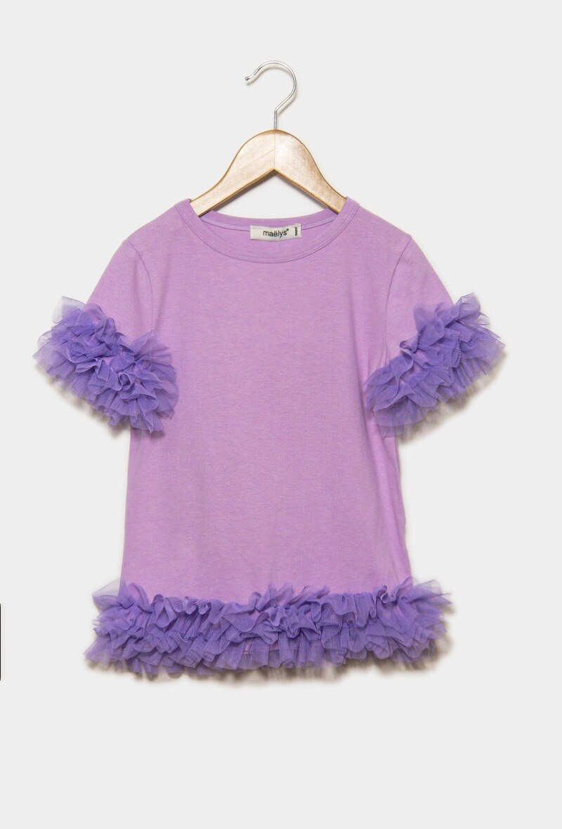 Wholesaler Maëlys - Basic tulle t-shirt details