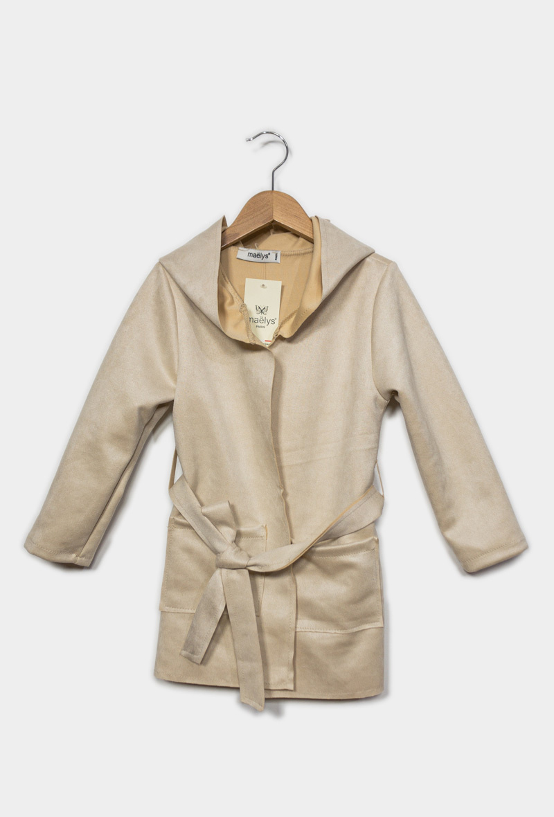 Wholesaler Maëlys - Gilet en daim à capuche