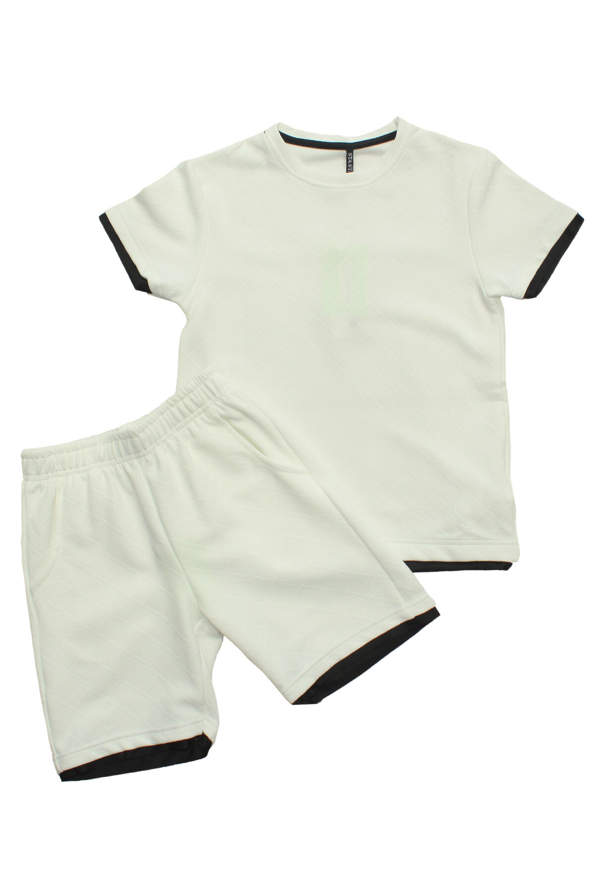 Grossiste Marine Corps - Ensemble Tshirt Bermuda texturé tendance