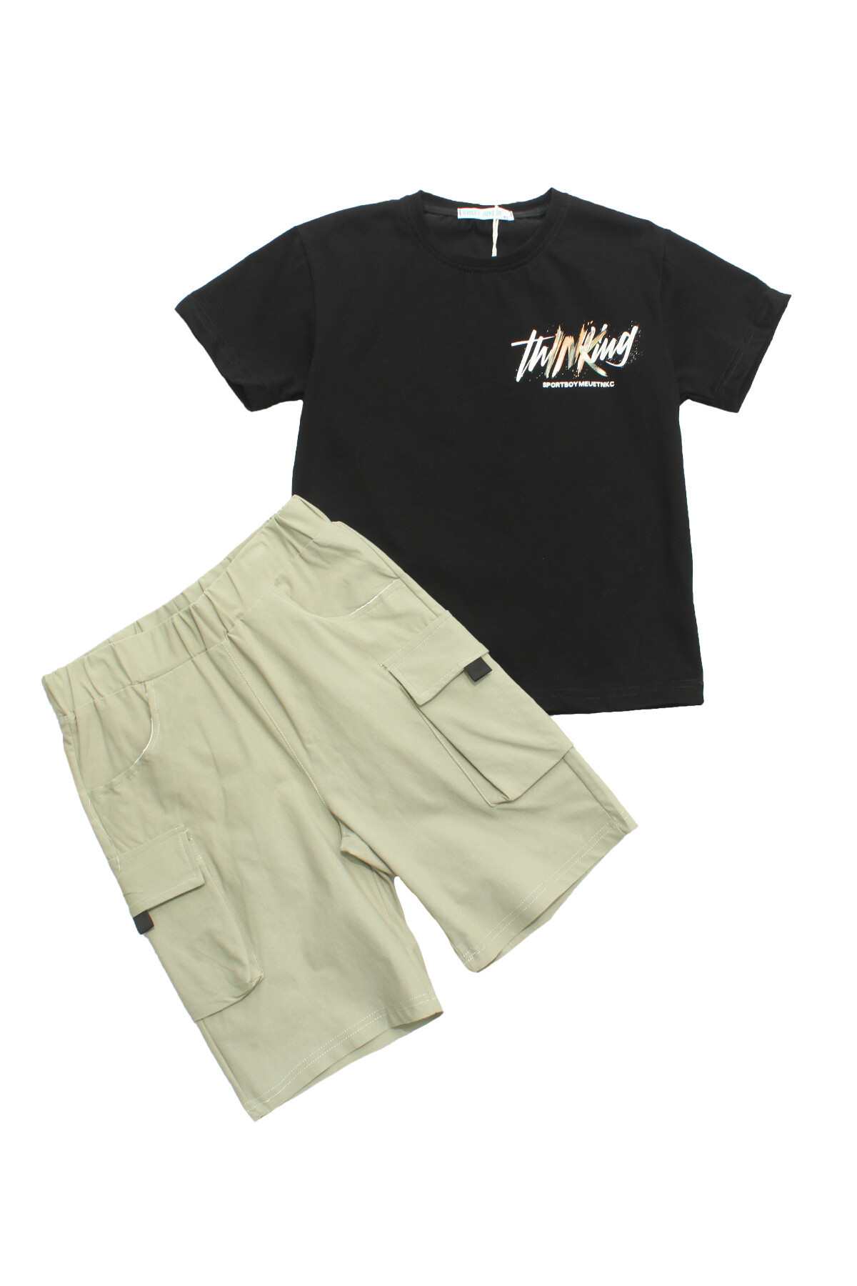 Grossiste Marine Corps - Ensemble Tshirt bermuda cargo