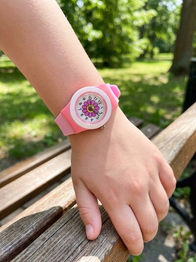 Grossiste Michael John Montres - Montre enfant fleur 0512 rose Grossiste Michael John Montres - Montre enfant fleur 0512 rose