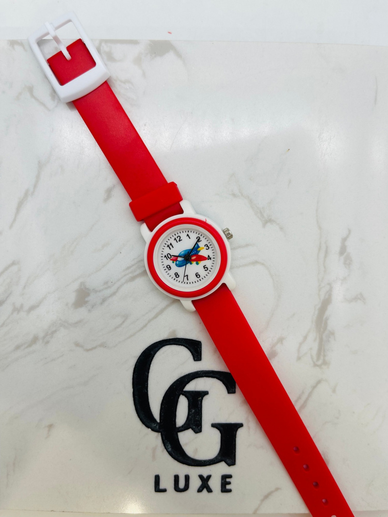 Grossista Michael John Montres - Orologio per bambini aereo 0512 rosso