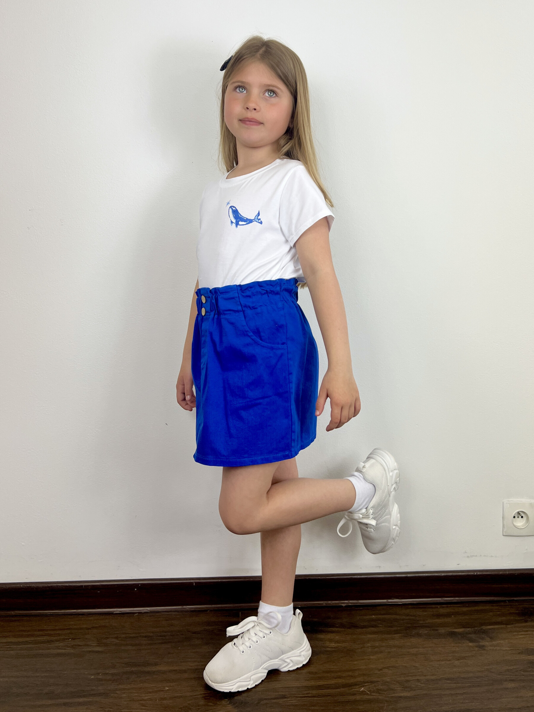 Mayorista Mini Mignon Paris - Camiseta y falda de algodón para niñas