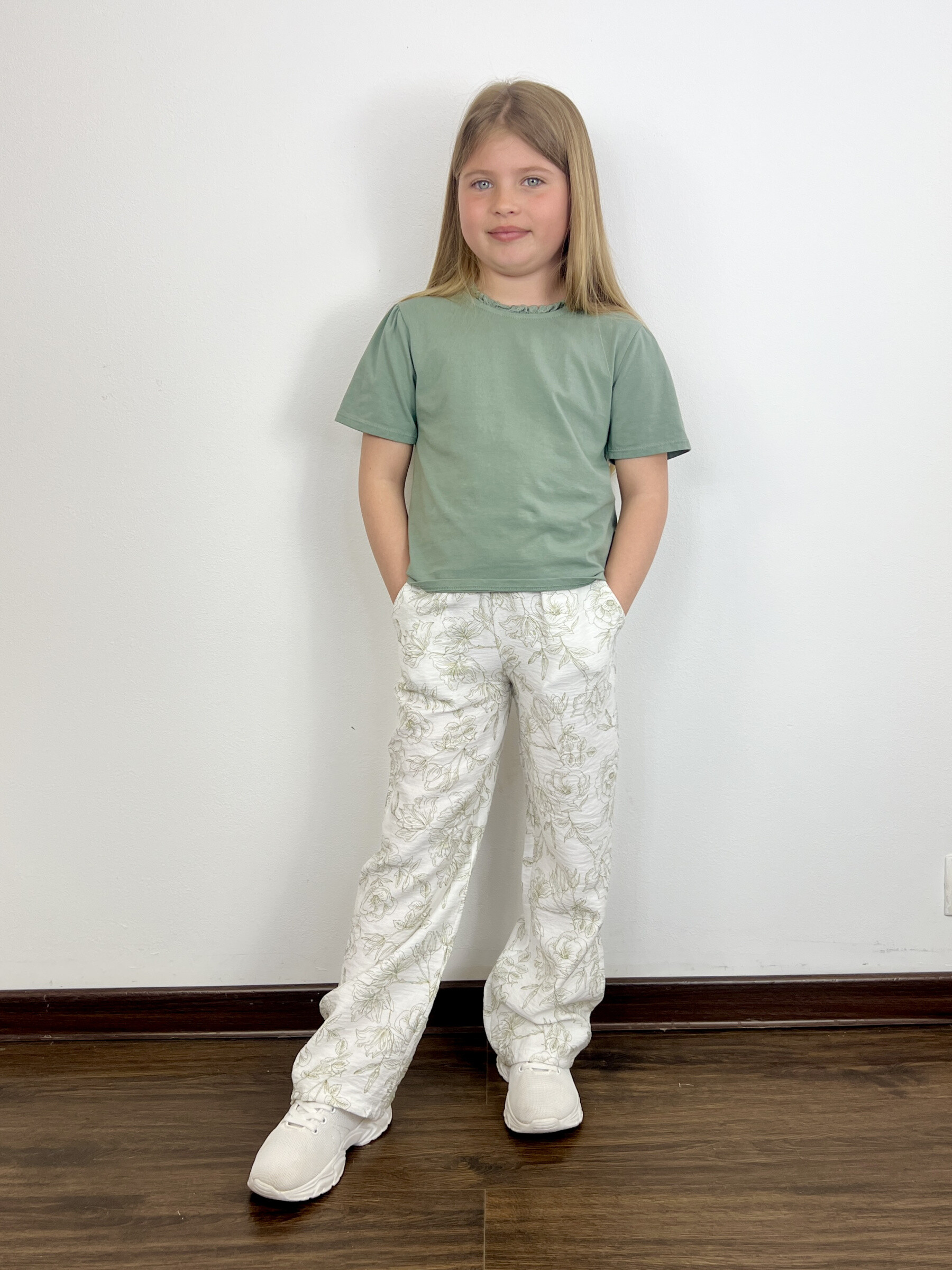 Wholesaler Mini Mignon Paris - Cotton t-shirt and full-bledged pants for girls