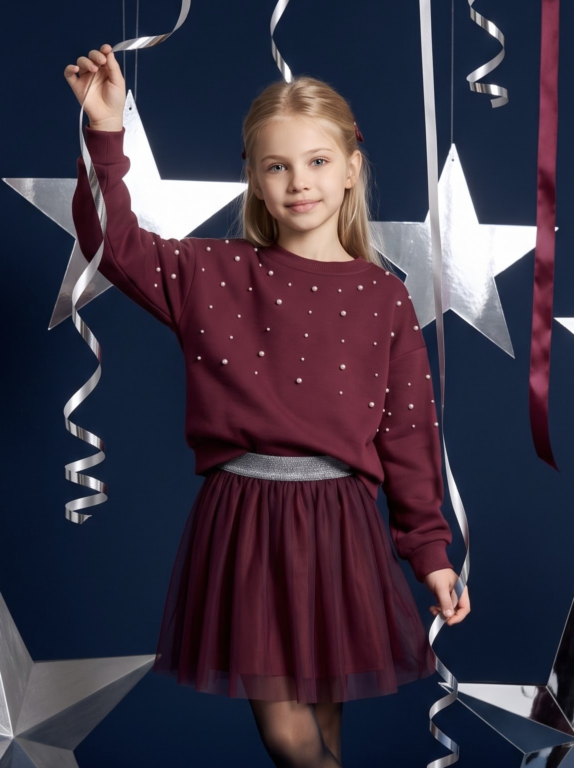 Wholesaler Mini Mignon Paris - Girls' outfit for the holiday season
