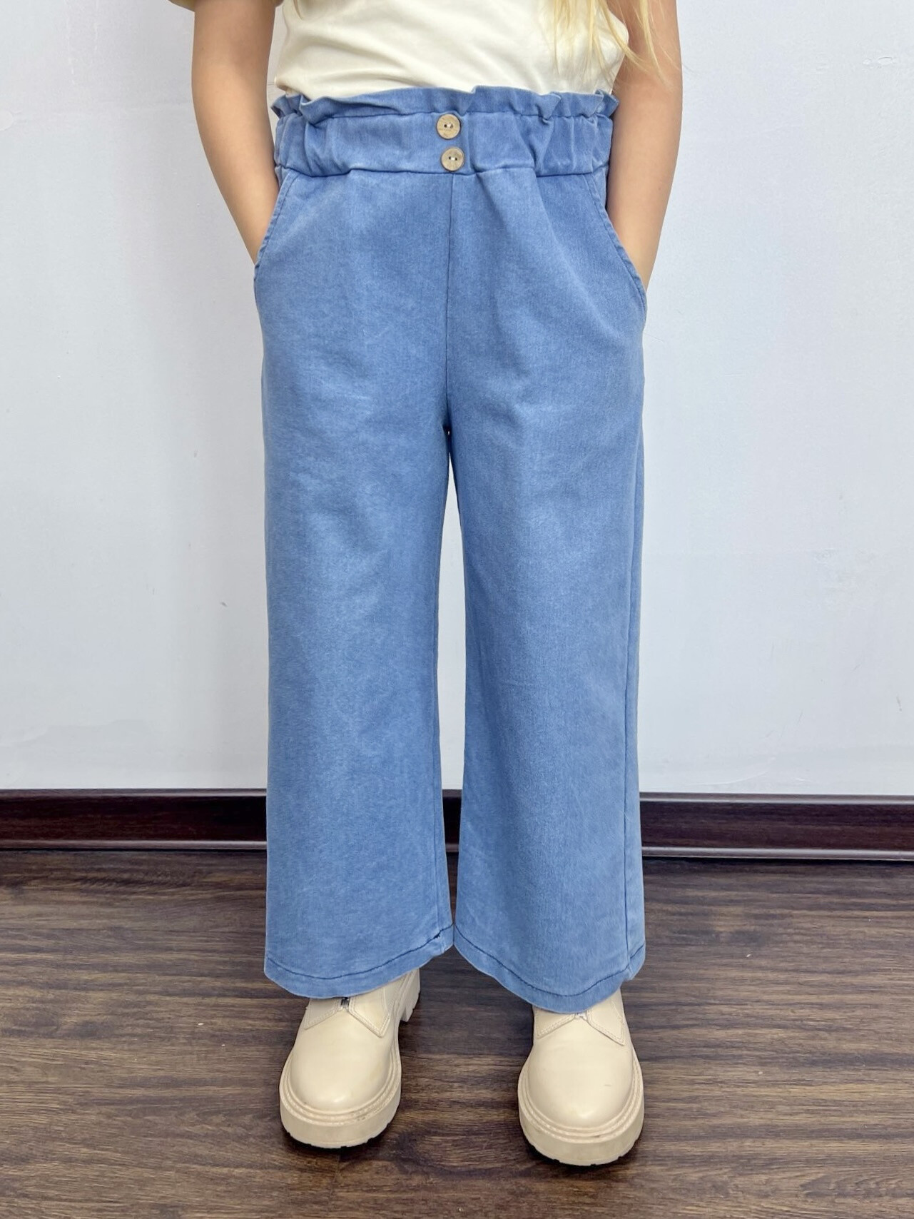 Mayorista Mini Mignon Paris - jeans anchos para niñas