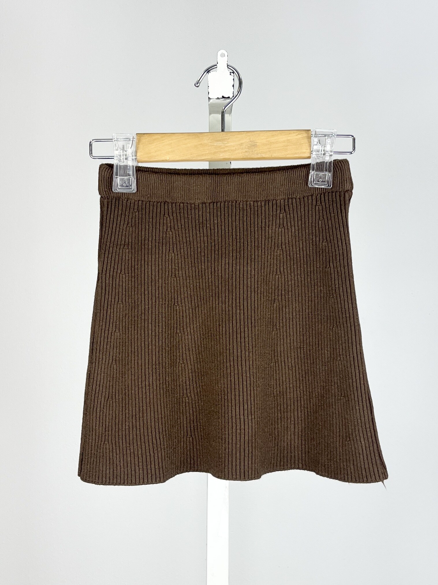 Großhändler Mini Mignon Paris - Gerippter Strickrock für Mädchen