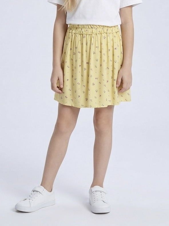 Grossiste Mini Mignon Paris - Jupe imprimée florale pour fille