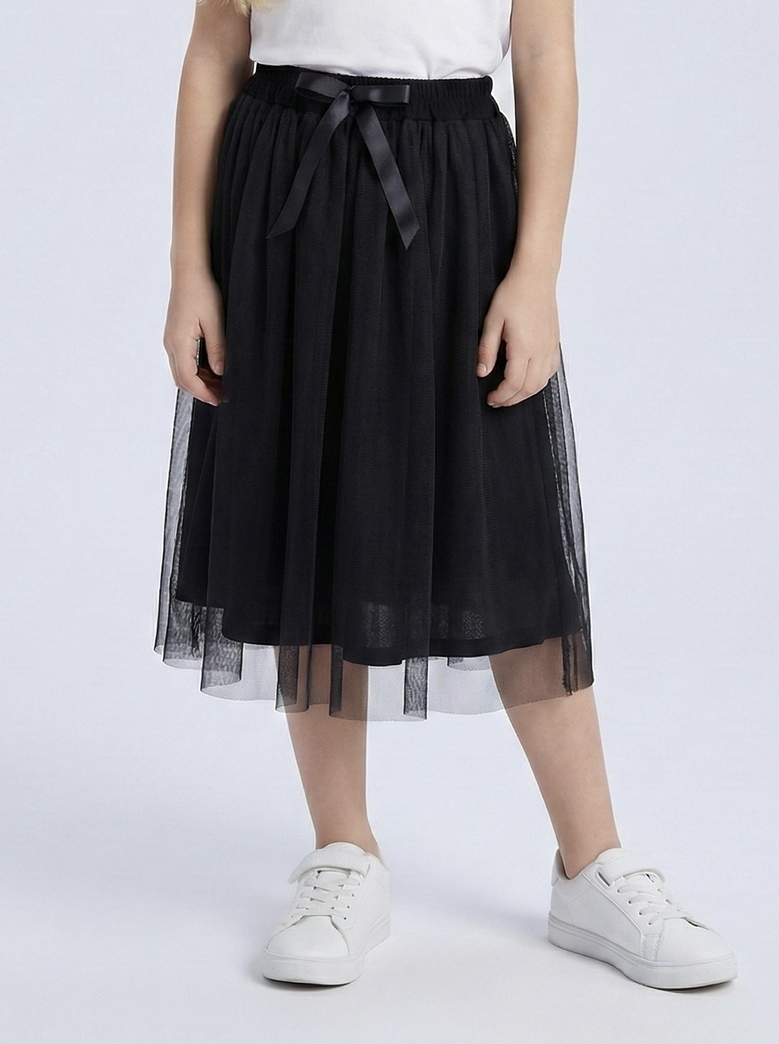 Jupe Topshop Femme Noire Fleurie - Midi Ligne A Taille 8 - Viscose