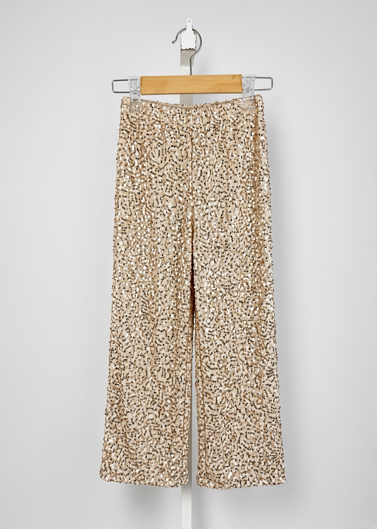 Grossista Mini Mignon Paris - Pantaloni in velluto e paillettes per bambina