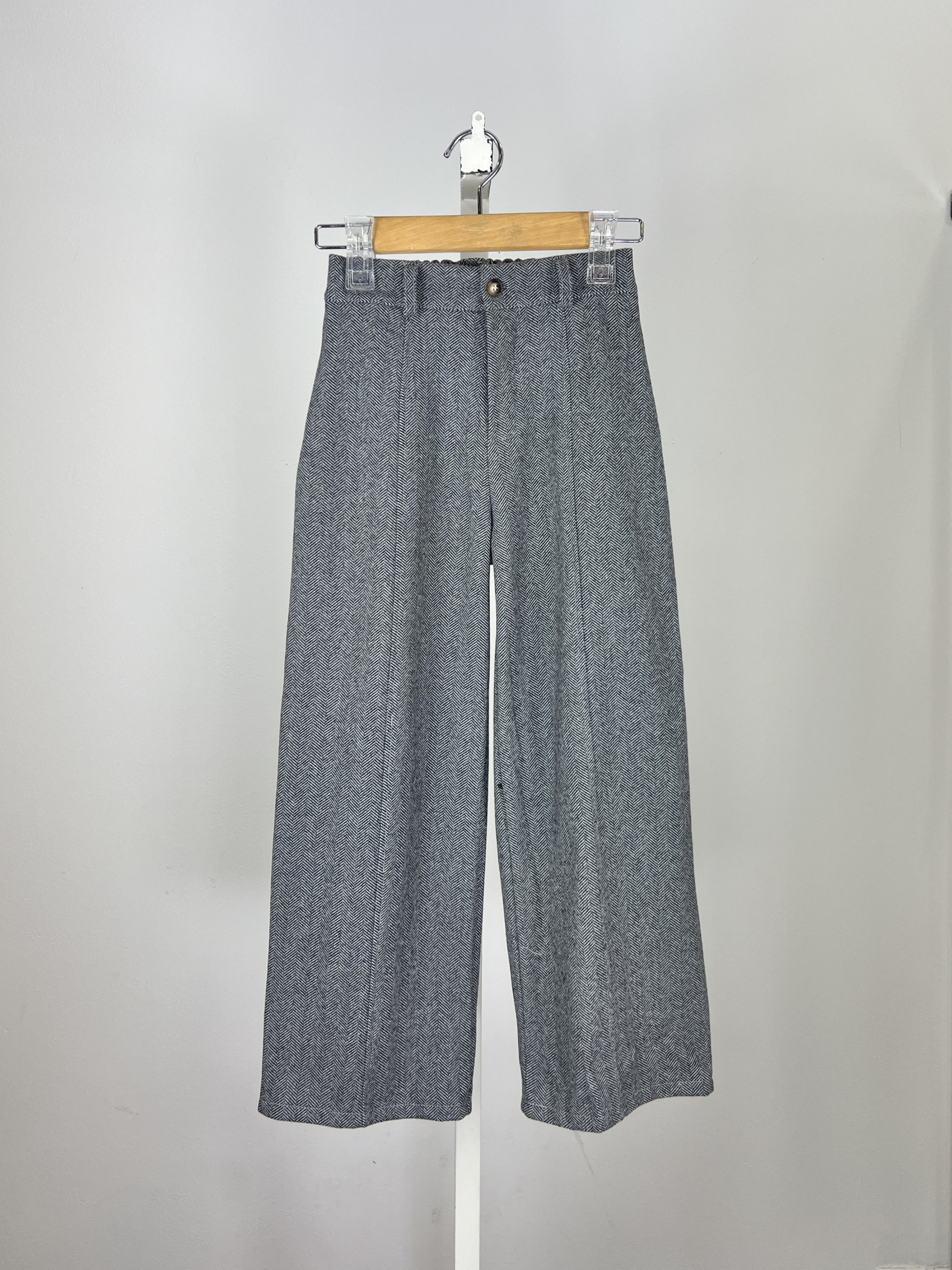 Wholesaler Mini Mignon Paris - Thick chevron-patterned pants for girls
