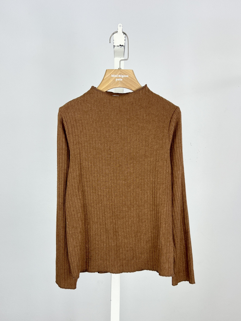 Grossista Mini Mignon Paris - Maglione dolce a coste per ragazza