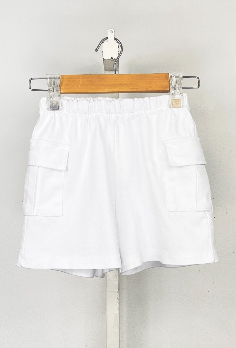 Grossiste Mini Mignon Paris - Short cargo en coton pour fille