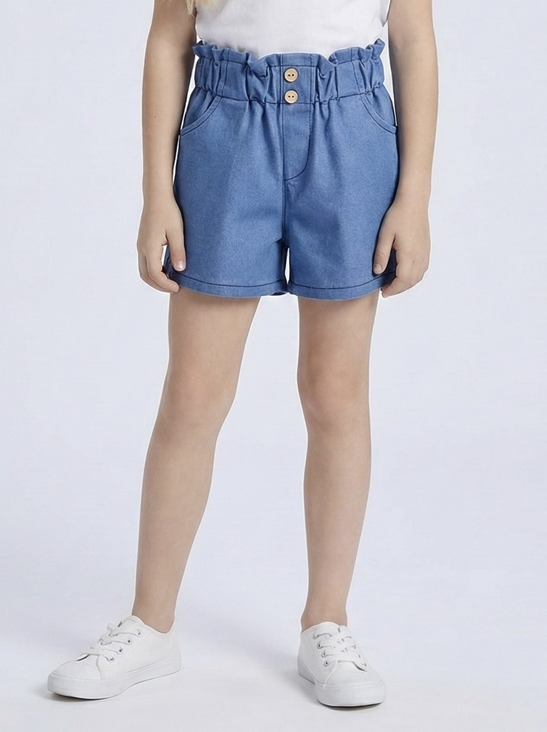 Wholesaler Mini Mignon Paris - Girls' denim shorts