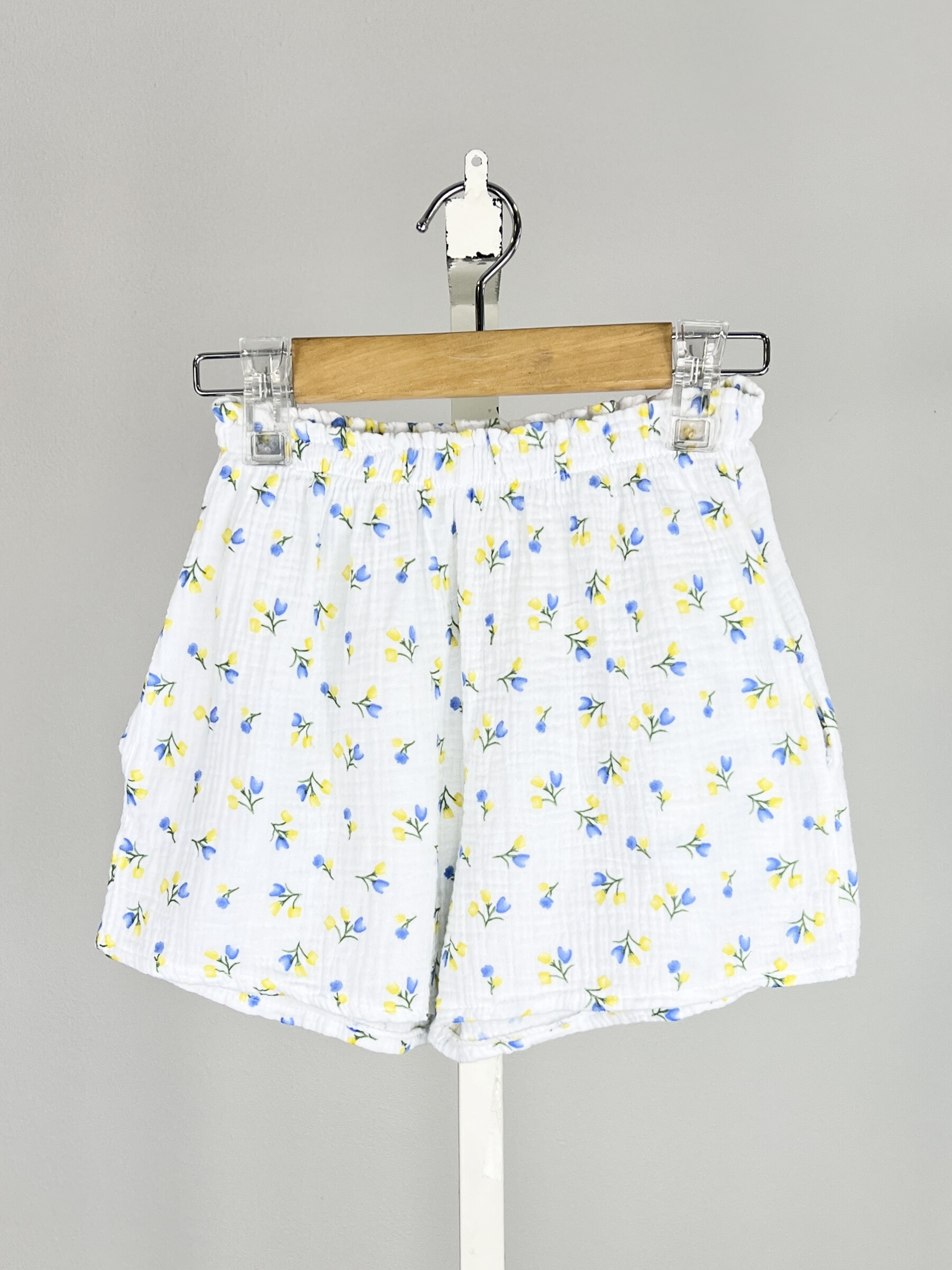 Wholesaler Mini Mignon Paris - Short in printed cotton gauze for girls