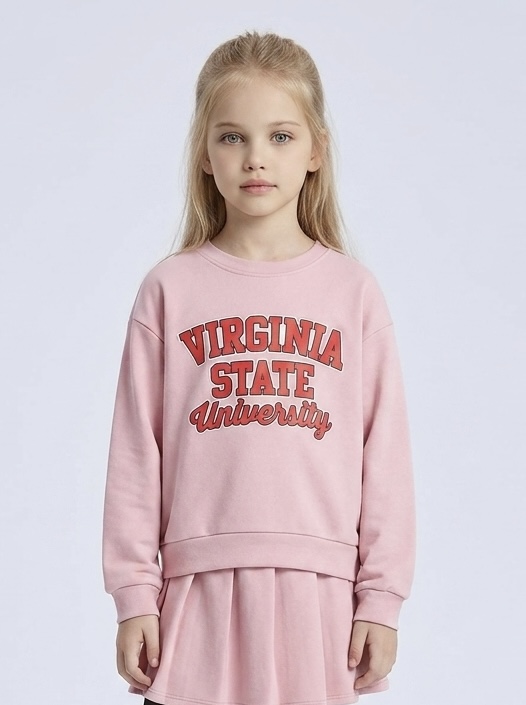 Grossiste Mini Mignon Paris - Sweat en coton imprimé pour fille Grossiste Mini Mignon Paris - Sweat en coton imprimé pour fille