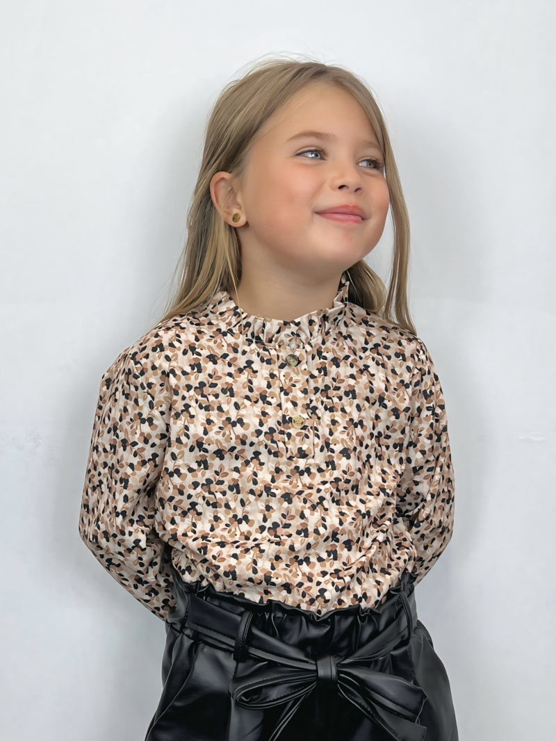 Mayorista Mini Mignon Paris - Top floral manga larga