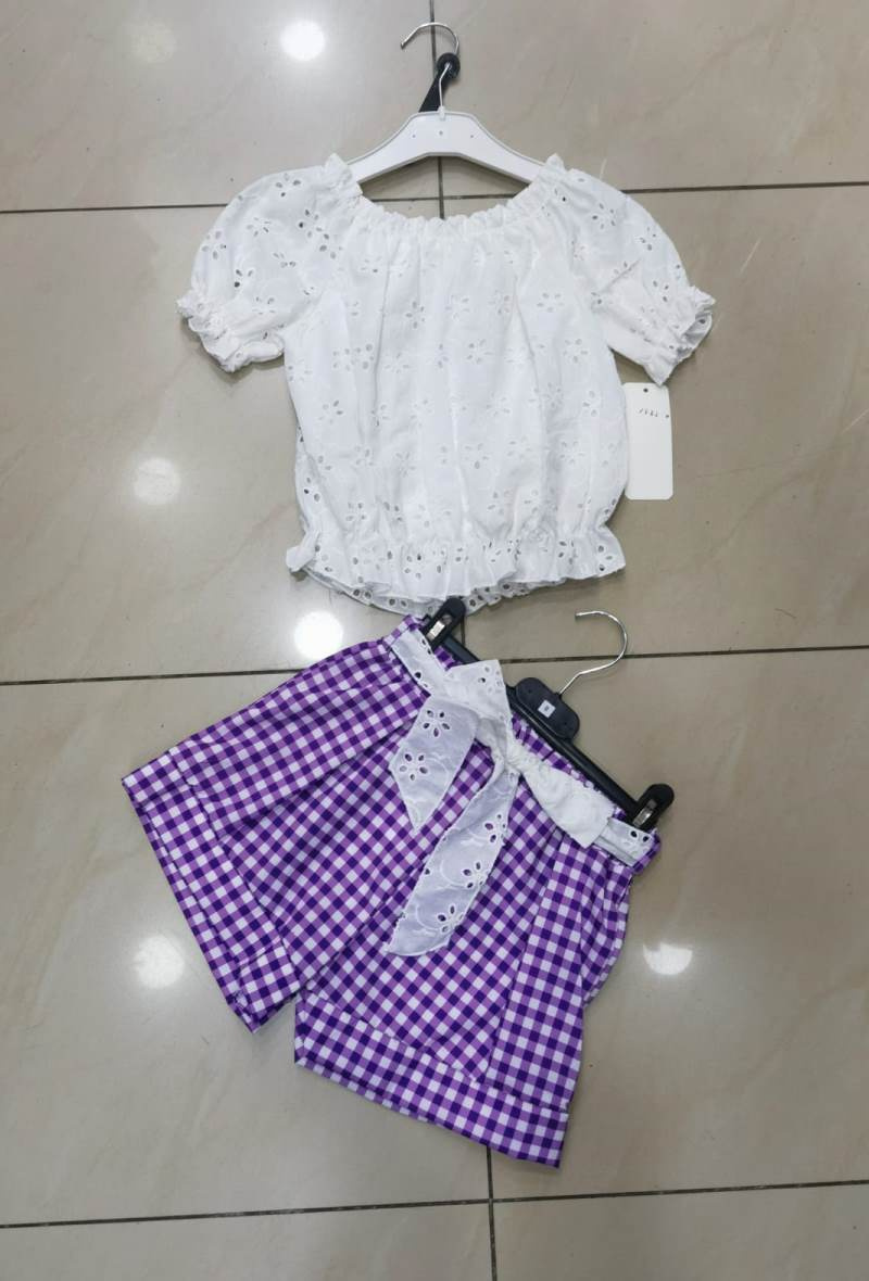 Großhändler Mini Pomme - Baumwollset mit Shorts