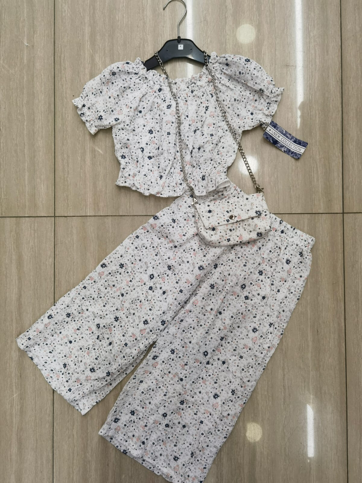Großhändler Mini Pomme - Baumwollgaze -Set mit Tasche